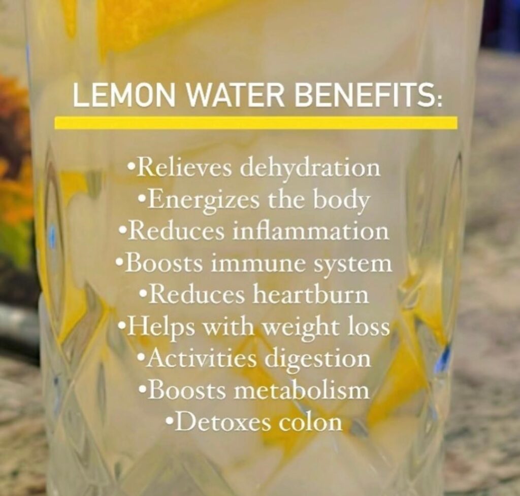 lemon water